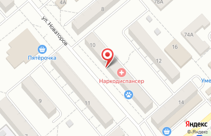Агентство недвижимости Алекс в Орджоникидзевском районе на карте