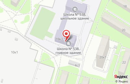 Клуб художественной гимнастики Рубин на Каховской на карте
