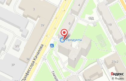 Продовольственный магазин Престиж на площади Александра Невского II на карте