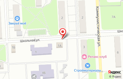 Продуктовый магазин Ланс на Школьной улице на карте