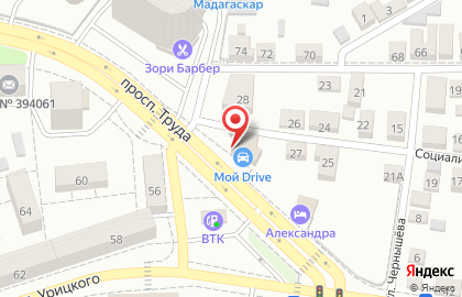 Компания Подшипник.ру на улице Урицкого на карте