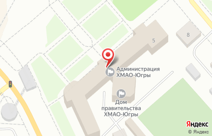 Почта России в Ханты-Мансийске на карте