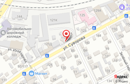 Туристическая компания Фортуна на улице Суворова на карте