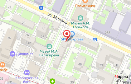 Студия маникюра и педикюра BonBon в Нижегородском районе на карте