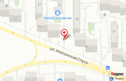 Киоск по продаже питьевой воды Ключ здоровья на улице Ноксинский Спуск на карте