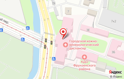 Городской кожно-венерологический диспансер на карте