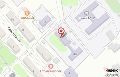 Детский сад Чебурашка №17 на Советской улице на карте