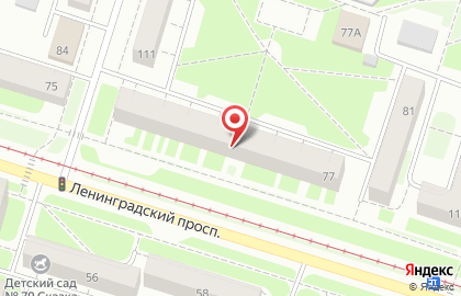 Каприз-туризм на Ленинградском проспекте на карте