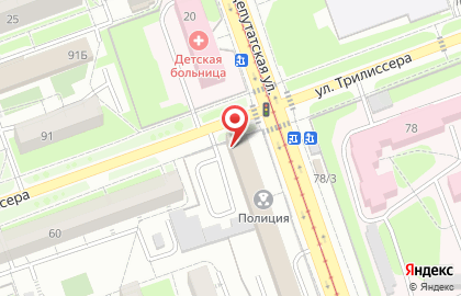 Прокуратура Октябрьского района г. Иркутска на карте