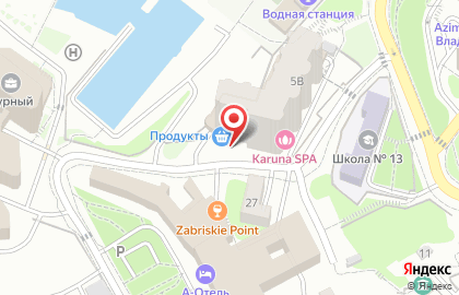 Продовольственный магазин Адмирал на карте