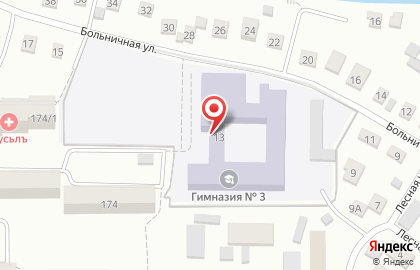 Гимназия №3 г. Горно-Алтайска на Больничной улице на карте