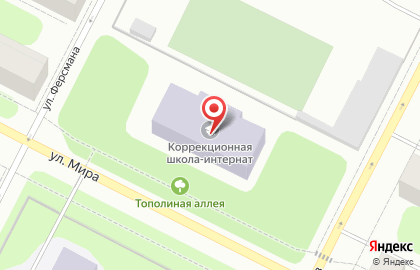 Оленегорская коррекционная школа-интернат на карте