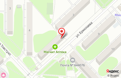 Пекарня в Омске на карте