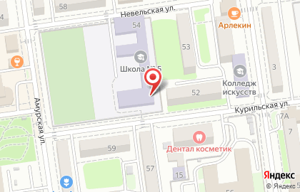 Автошкола АвтоАкадемия на Курильской улице на карте