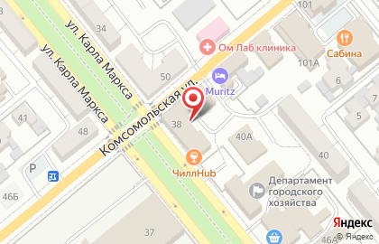 Компания по аренде помещений на улице Карла Маркса на карте
