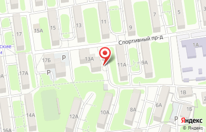 Kirby в Спортивном проезде на карте
