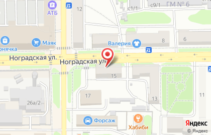 Виком на Ноградской улице на карте