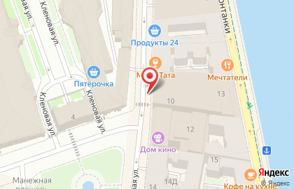 Телекоммуникационная компания МегаФон на карте