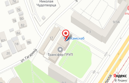 Столовая КАМСНАБ на карте