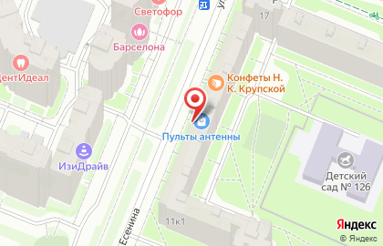 Пивная Дворик №1 в Выборгском районе на карте