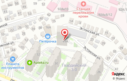 ЖК Московский на карте