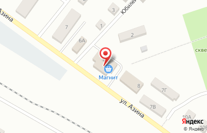 Супермаркет Магнит в Уфе на карте