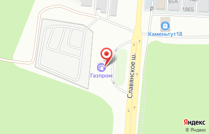 АЗС Газпром в Ижевске на карте