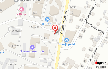 Шиномонтажная мастерская на Славянской площади на карте