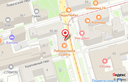 Магазин-кофейня Cuattro на Большом Сампсониевском проспекте на карте