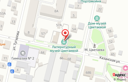 Литературный музей М.И. Цветаевой на карте