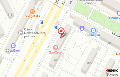 Продовольственный магазин Социальный на улице Мира, 28 на карте