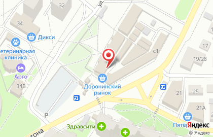 Магазин хозтоваров, ИП Пожидаев В.Ю. на карте