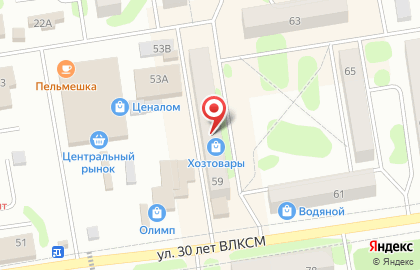 Супермаркет Магнит в Красноярске на карте