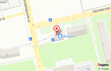Парикмахерская Блик на Орловской улице на карте