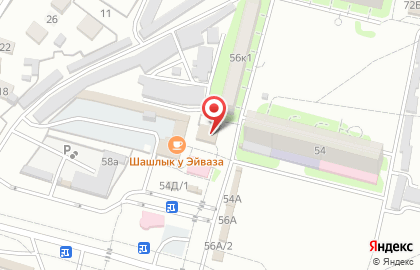 Продовольственный магазин Универсальный в Астрахани на карте