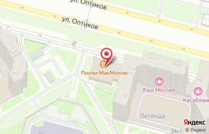 Супермаркет Магнит в Приморском районе на карте