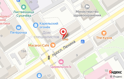 Салон детской мебели Клюква на проспекте Ленина на карте