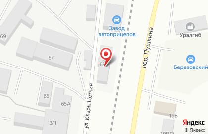 Инвентарь Торг, г. Березовский на карте