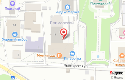 Адвокатский кабинет Платоновой В.А. на Приморской улице на карте