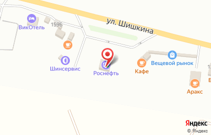 Роснефть в Рязани на карте