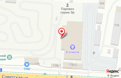 Спортивный клуб 8 миля на карте