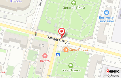 Денстрой-лазер на карте