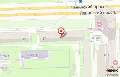 Магазин полезной рыбы ТРЕСКА на Ленинском проспекте на карте