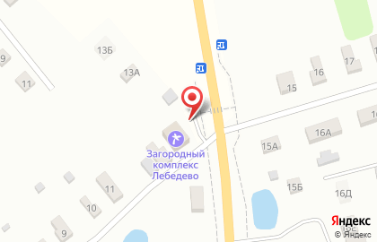 Загородный комплекс Лебедево в Твери на карте
