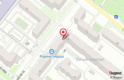 Гастроном Омега на карте