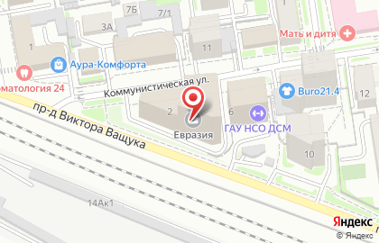 РИО Новосибирск на карте