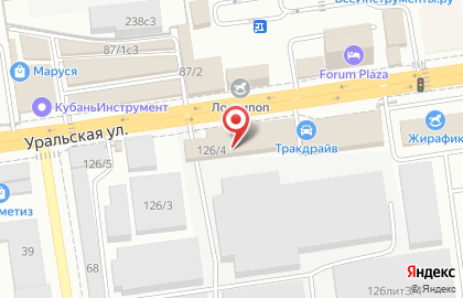 Транспортная компания Vozovoz на Уральской улице на карте