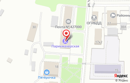 Юридический центр на улице Чкалова на карте