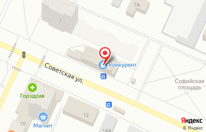 Микрокредитная компания Быстрый заем на Советской улице на карте