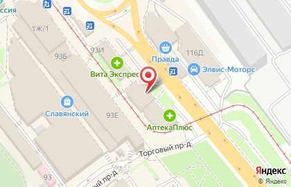 Точка G в Ленинском районе на карте
